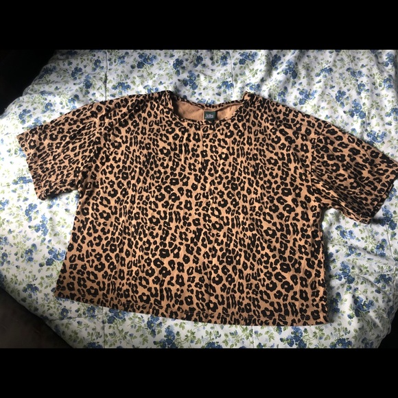 wild fable Tops - Cheetah Print Crop Top